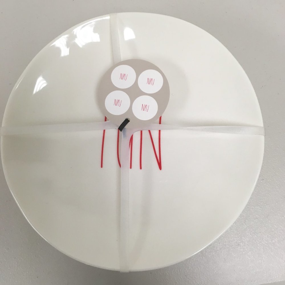 Rae Dunn Fun BBQ melamine salad desert plate set of 8